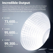 Godox SL150III SL150WIII LED Video Lamp 160W Bowens Mount Daylight Balance Wireless X System 5600K 2.4G CRI96 Photographic Interview Support App Control