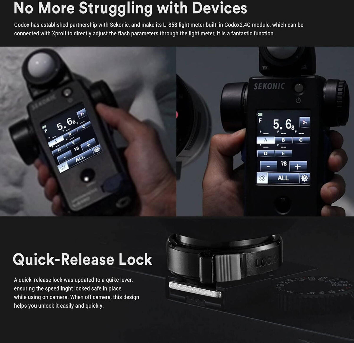 Godox XPro II C 2.4 GHz TTL Wireless Flash Trigger for Canon E TTL II, HSS to 1/8000 s, 16 Groups / 32 Channels