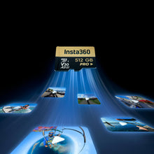 Insta360 512 GB UHS-III V30 A2 MicroSD Speicherkarte für One X/X2/X3/X4, R/RS, Ace Pro und Sphere Action Kameras