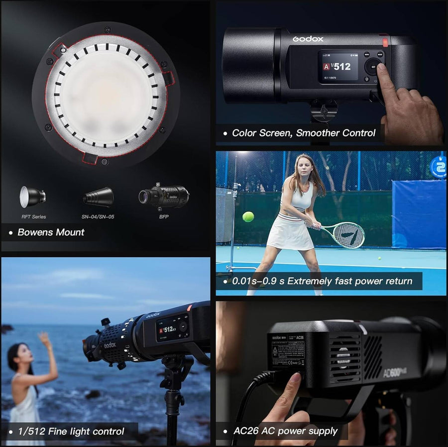 GODOX AD600Pro II All-in-One Outdoor Flash 600Ws TTL Monolight with HSS