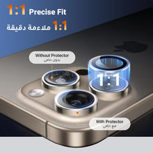 UGREEN iPhone 16 Pro/16 Pro Max Camera Lens Protector 2 Pack Ultimate Drop Defense HD Lossless Shooting Individual Lens Protector Easy to Install, Anti Fingerprint, Compatible with 99% Phone Cases