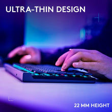 Logitech G515 LIGHTSPEED TKL Low Profile Wireless Gaming Keyboard, LIGHTSYNC RGB, Thin Tenkeyless Design, PBT Keycaps, Tactile/Brown Mechanical Switches - Black