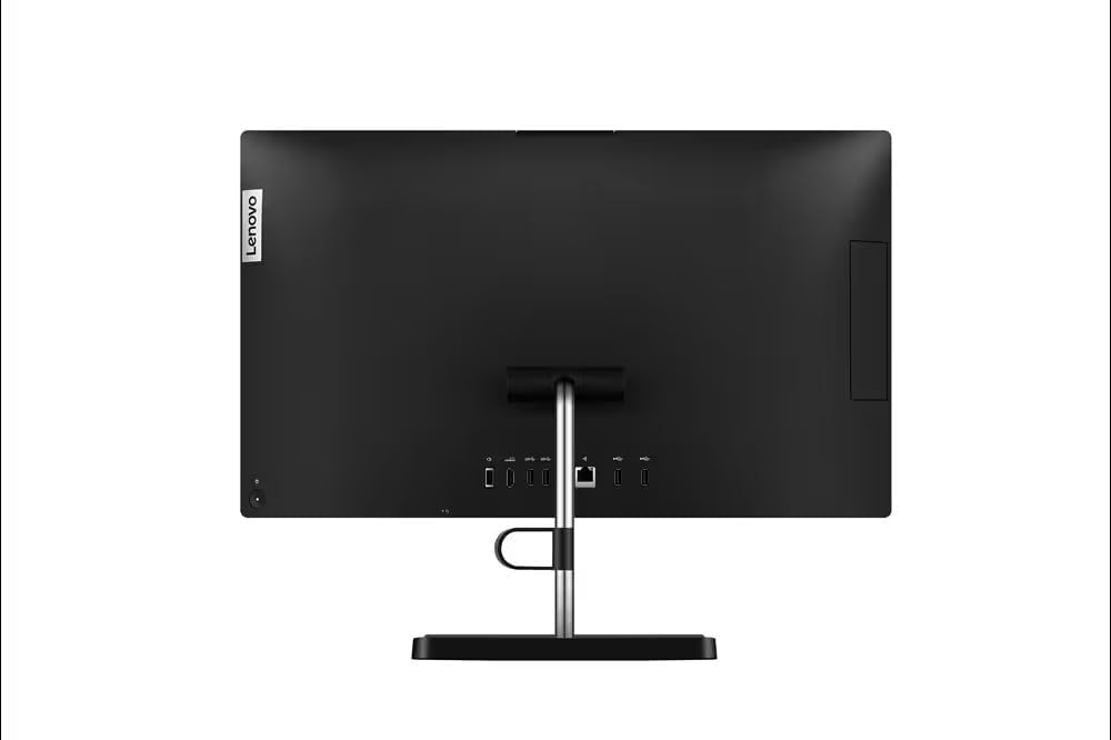 Lenovo V30a-24 All-in-One Desktop, 11th Generation Intel Core i3-1115G4 Processor, Intel® UHD Graphics, 16GB DDR4-3200, 512GB NVMe SSD, 23.8" FHD Display, DVD-Writer, Windows 11 (Jet Black)