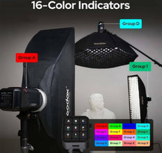 Godox AD600BMII Manual HSS Outdoor Flash, 500 Flashes at Full Load, 40W LED, Modelling Lamp, Color Coded LED Control Panels, 10.8 V/8940 mAh Li-Battery, with Bowens Mount for Various Light | AB600BMII