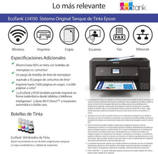 Epson Multifunctional Ecotank L14150 Duplex, Business Colour Ink Tank with ADF for Wide Format, Wi-Fi Direct - Ethernet, Fax