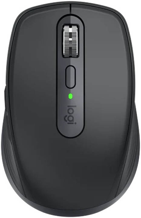 Logitech MX Anywhere 3S Mouse, Darkfield High Precision, 1000 Nominal DPI Value, 6 Buttons, Up to 8000DPI Value, 500mAh Battery, Black | 910-006929