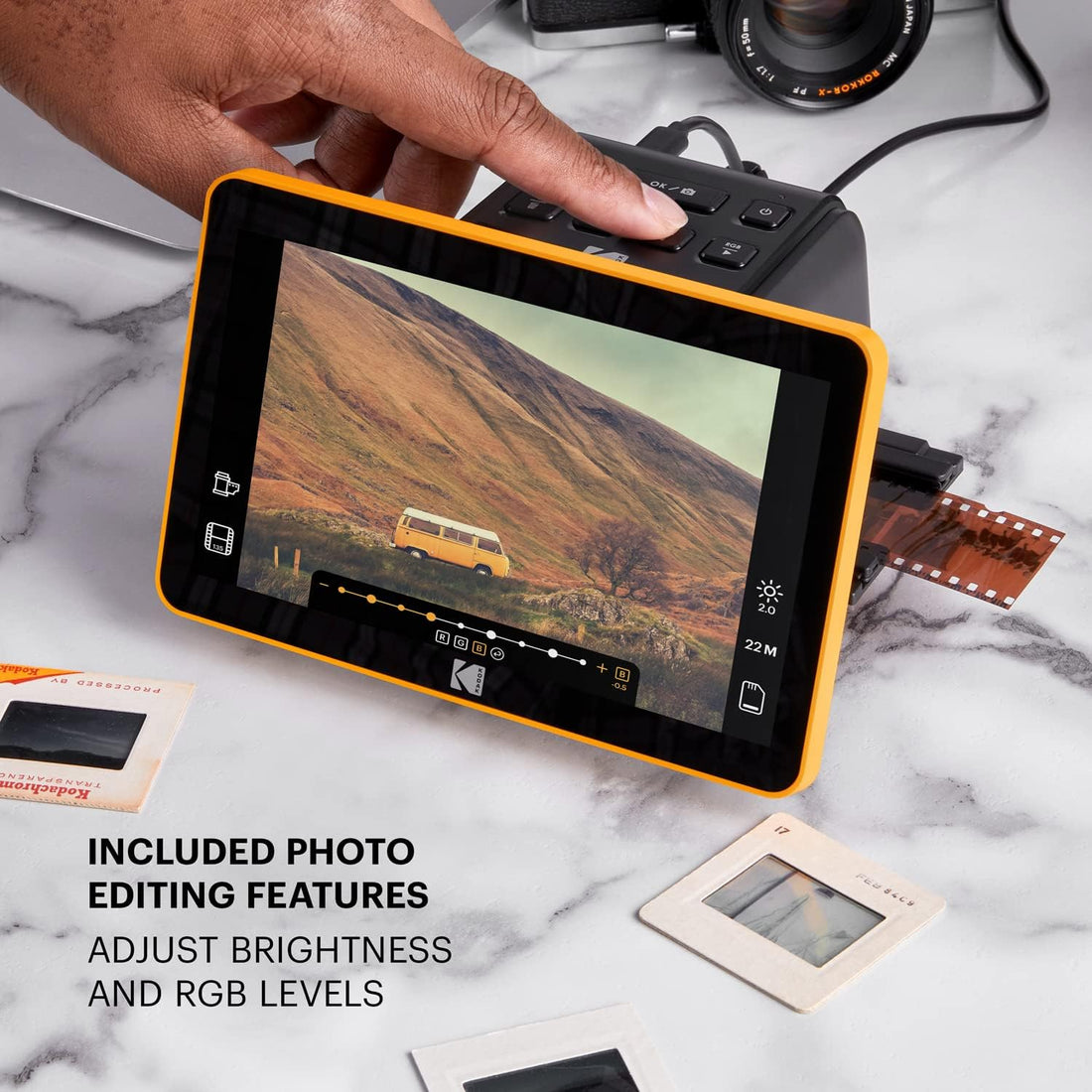 KODAK RODFS70 Kodak Slide And Scan Digital Film Scanner 7 Inches Max - Large 7 Inches LCD Screen