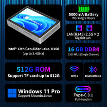 HEIGAOLAPC Mini PC 12th Gen N100 Win 11 Pro 7