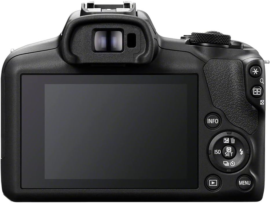 Canon EOS R100 Mirrorless Camera with RF-S 18-45mm F4.5-6.3 IS STM Lens, Black