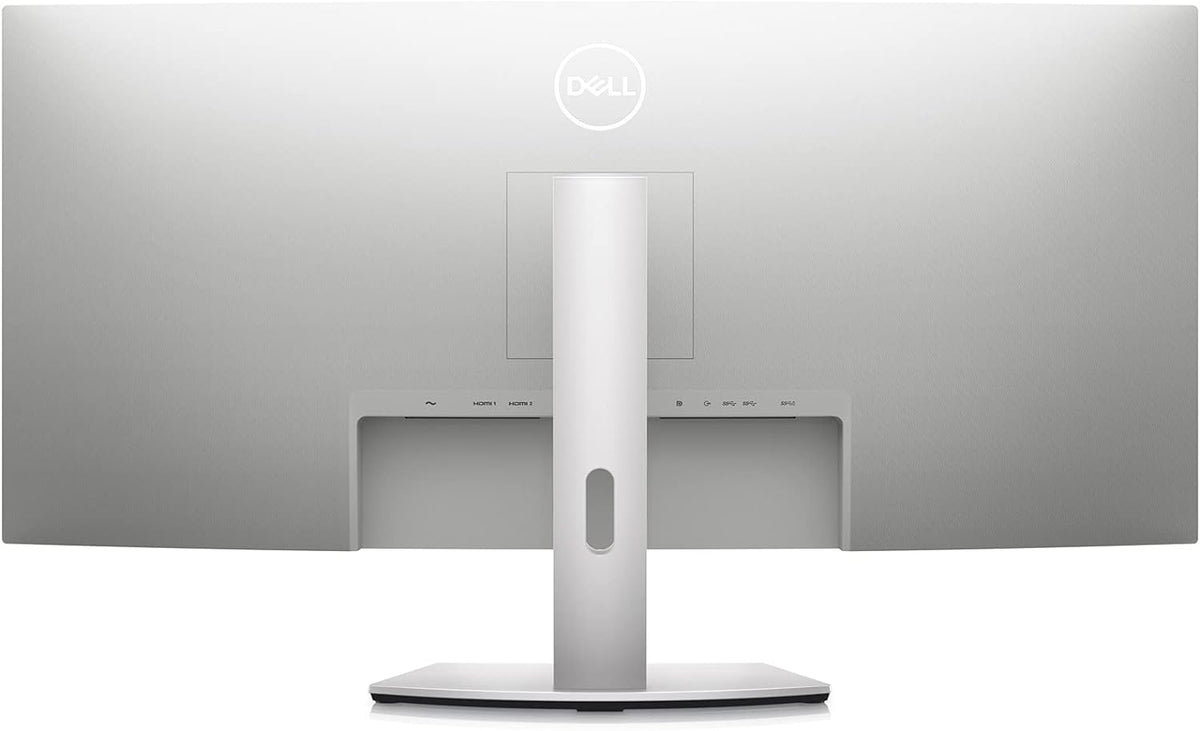 Dell S3422DW - 34-inch WQHD 21:9 Curved Monitor, 3440 x 1440 at 100Hz, 1800R, Built-in Dual 5W Speakers, 4ms Grey-to-Grey Response Time (Extreme Mode), 16.7 Million Colors, Silver