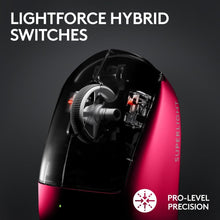 Logitech G PRO X SUPERLIGHT 2 LIGHTSPEED Wireless Gaming Mouse, Lightweight, LIGHTFORCE Hybrid Switches,  USB-C Charging, PC & Mac - Deep Pink