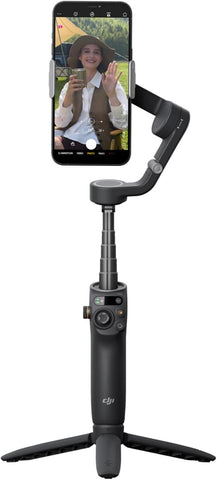 OSMO Mobile 6 Smartphone Gimbal Stabilizer, 3-Axis Phone Gimbal, Built-In Extension Rod, Android and iPhone Gimbal, Vlogging Stabilizer YouTube TikTok video