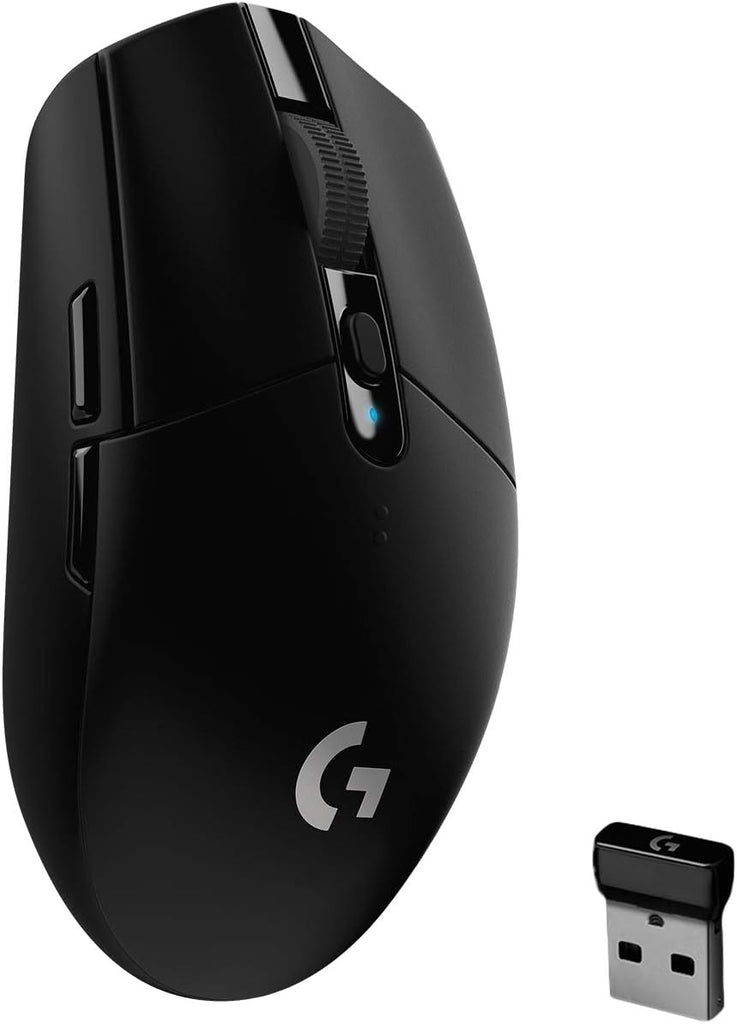 Logitech G305 Lightspeed Wireless Gaming Mouse, Hero Sensor, 12,000 Dpi, Lightweight, 6 ProgRAMmable Buttons, 250H Battery Life, On-Board Memory, Compatible With Pc / Mac - Black