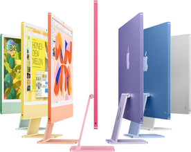 Apple 2024 iMac (24-inch, Apple M4 chip with 8-core CPU and 8‑core GPU, 16GB Unified Memory, 256GB) - Green; Arabic/English