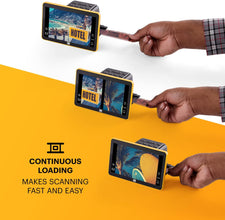 KODAK RODFS70 Kodak Slide And Scan Digital Film Scanner 7 Inches Max - Large 7 Inches LCD Screen, Convert Color and B and W Negatives and Slides 35 mm, High Resolution 22 MP JPEGs,Black