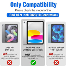 Fit for iPad 10th Generation Case with Keyboard (10.9