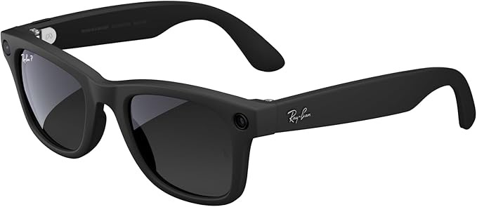Meta Ray-Ban - Wayfarer (Standard) Smart Glasses - Matte Black