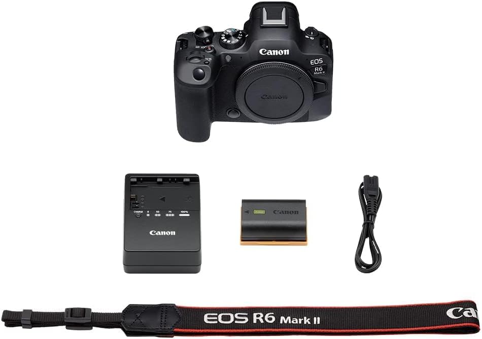 Canon EOS R6 Mark II Full Frame Mirrorless Camera Body Black - image 4