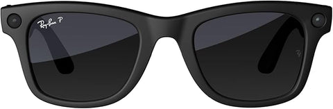 Meta Ray-Ban - Wayfarer (Standard) Smart Glasses - Matte Black, Polarized Gradient Graphite RW4006