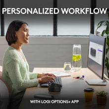 Logitech Wave Keys Wireless Ergonomic Keyboard with Cushioned Palm Rest, Comfortable Natural Typing, Easy-Switch, Bluetooth, Logi Bolt Receiver, for Multi-OS, Windows/Mac, AR Layout - Graphite (Pc)