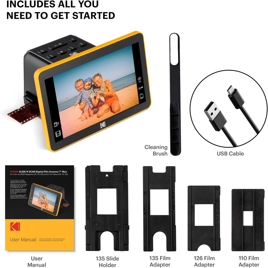 KODAK RODFS70 Kodak Slide And Scan Digital Film Scanner 7 Inches Max - Large 7 Inches LCD Screen