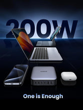 UGREEN Nexode Set 200W Fast USB C Charger 2M UK Plug Cord Station Multi-Function 6 in 1 GaN Charge Power Adapter Wall Plug with 1M 100W Cable for MacBook Pro/Air, iPhone 16, iPad Pro, Galaxy S25U etc