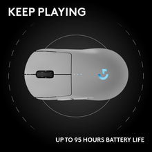Logitech G PRO 2 LIGHTSPEED Wireless Gaming Mouse, Right- or Left-Handed Mouse with up to 4 Customisable and Switchable Magnetic Side Buttons, 44K DPI Sensor, USB-C Charging, for PC/Mac - White