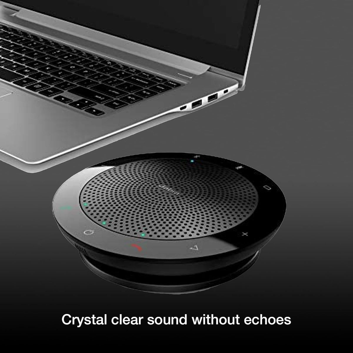 Global Teck Worldwide Jabra 510 Speak Bluetooth Speakerphone- PC, MAC, Tablet, Smartphone Compatible, MS Teams Skype Version 7510-109 - Microfiber Cloth