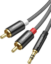 UGREEN RCA to 3.5mm Audio Cable 1Meter, 2 RCA Male to 3.5mm(1/8
