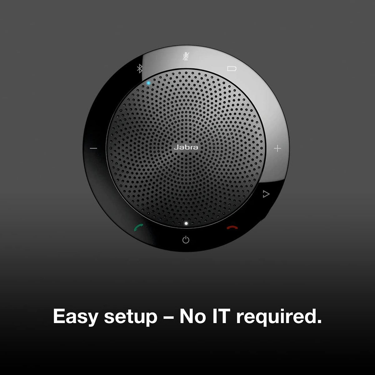 Global Teck Worldwide Jabra 510 Speak Bluetooth Speakerphone- PC, MAC, Tablet, Smartphone Compatible, MS Teams Skype Version 7510-109 - Microfiber Cloth