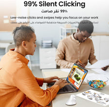 UGREEN Ergonomic Mouse, Vertical Wireless Mouse, 2.4GHz Optical Bluetooth Mice, 4 Adjustable DPI 1000/1600/2000/4000 Levels, 5 Buttons Mice for Laptop, PC, Chromebook, Desktop, Notebook etc, White