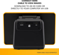 KODAK RODFS70 Kodak Slide And Scan Digital Film Scanner 7 Inches Max - Large 7 Inches LCD Screen, Convert Color and B and W Negatives and Slides 35 mm, High Resolution 22 MP JPEGs,Black
