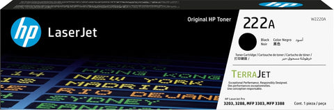 HP 222A Black Original LaserJet Toner Cartridge | Compactible with HP LaserJet Pro 3203, 3288, MFP 3303, MFP 3388 Printer Series