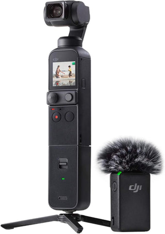 DJI Pocket 2 Creator Combo 3-Axis Camera Gimbal 4K 64MP 8x Zoom, UAE Version with Official Warranty Support