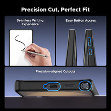 UGREEN Samsung Galaxy S25 Ultra Case MagSafe Cover, [Innovative 360° Ring Stand], [No Yellowing with iCrystal Tech], [MIL-Grade Protection], Magnetic Protective Slim Case, Black Frame with Matte Back