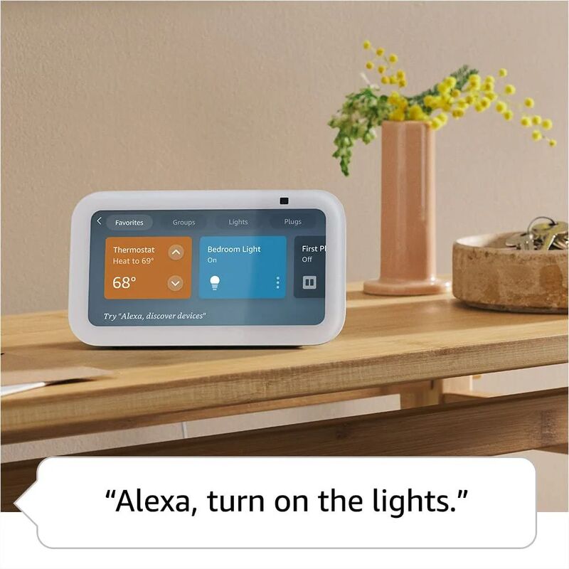 Amazon Echo Show 5 (3rd Gen) 5.5-Inch Smart Display With Alexa - Glacier White