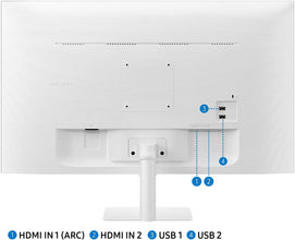 Samsung 32CM501 32-Inch FullHD Smart Monitor M5 With HDMI,USB Hub,Wifi,Bluetooth -White