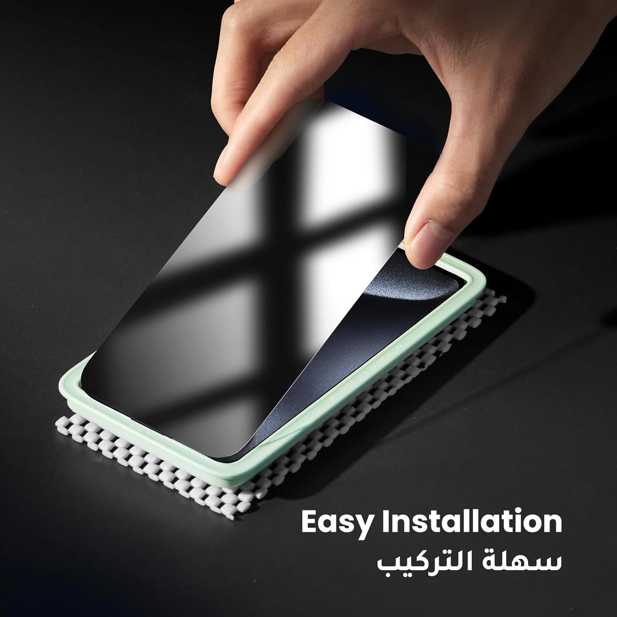 UGREEN iPhone 15 Pro Max Privacy Screen Protector 28° Anti Spy Ultimate Drop Defense Easy Installation Anti Fingerprint and Scratch Case Friendly iPhone 15 Pro Max Tempered Glass Protector 2 Pack