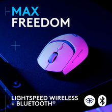 Logitech G309 LIGHTSPEED Wireless Gaming Mouse, Lightweight, LIGHTFORCE Hybrid Switches, HERO 25K Sensor, 300+ Hour Battery Life With AA Battery, 6 Programmable Buttons, PC & Mac - White