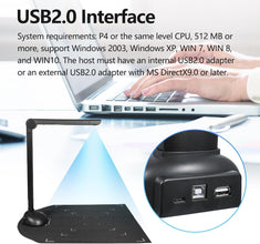 Labymos Document Camera Book Scanner A3 A4 Size with LED Fill Light HD 16 Mega-pixels High Speed Scanning Support Multi-Language OCR Software USB Port Compatible with Windows for ID Cards Passport Bo