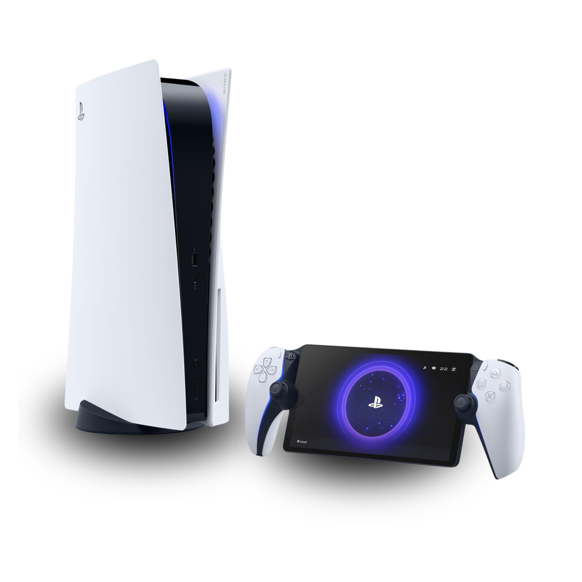 SONY PlayStation Portal Remote Player for PS5 Console, 8" 1080p LCD Display, Haptic Feedback Adaptive Trigger, White CFIJ-18000