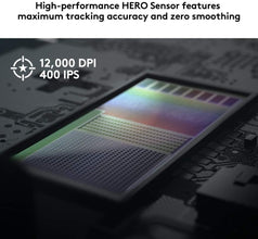 Logitech G305 Lightspeed Wireless Gaming Mouse, HERO Sensor, 12,000 DPI, Lightweight, 6 Programmable Buttons, 250h Battery Life, On-Board Memory, Compatible with PC / Mac - White