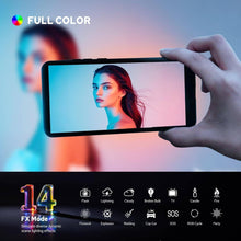 Godox MA5R 2-in-1 RGB Phone Selfie Light & Magnetic Power Bank Ultra-Thin 4900mAh Light with 1800K-10000K Color Temp, NFC/Bluetooth Control, 14 FX Modes for Photo & Camping | MA5R