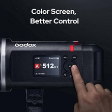 Godox AD600BMII Manual HSS Outdoor Flash, 500 Flashes at Full Load, 40W LED, Modelling Lamp, Color Coded LED Control Panels, 10.8 V/8940 mAh Li-Battery, with Bowens Mount for Various Light | AB600BMII
