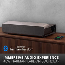 ViewSonic X1000-4K UHD 4K HDR Ultra Short Throw Smart LED Projector with Harman Kardon Soundbar and WiFi & Bluetooth