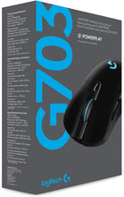 Logitech G703 LIGHTSPEED Pro-Grade Wireless Gaming Mouse, 16,000 DPI, RGB, Adjustable Weights, 6 Programmable Buttons, On-Board Memory, Long Battery Life, Compatible with PC / Mac - Black