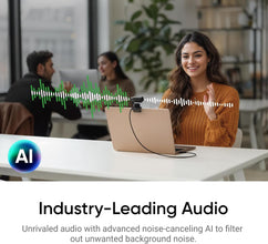 Insta360 Link 2-PTZ 4K Webcam with 1/2