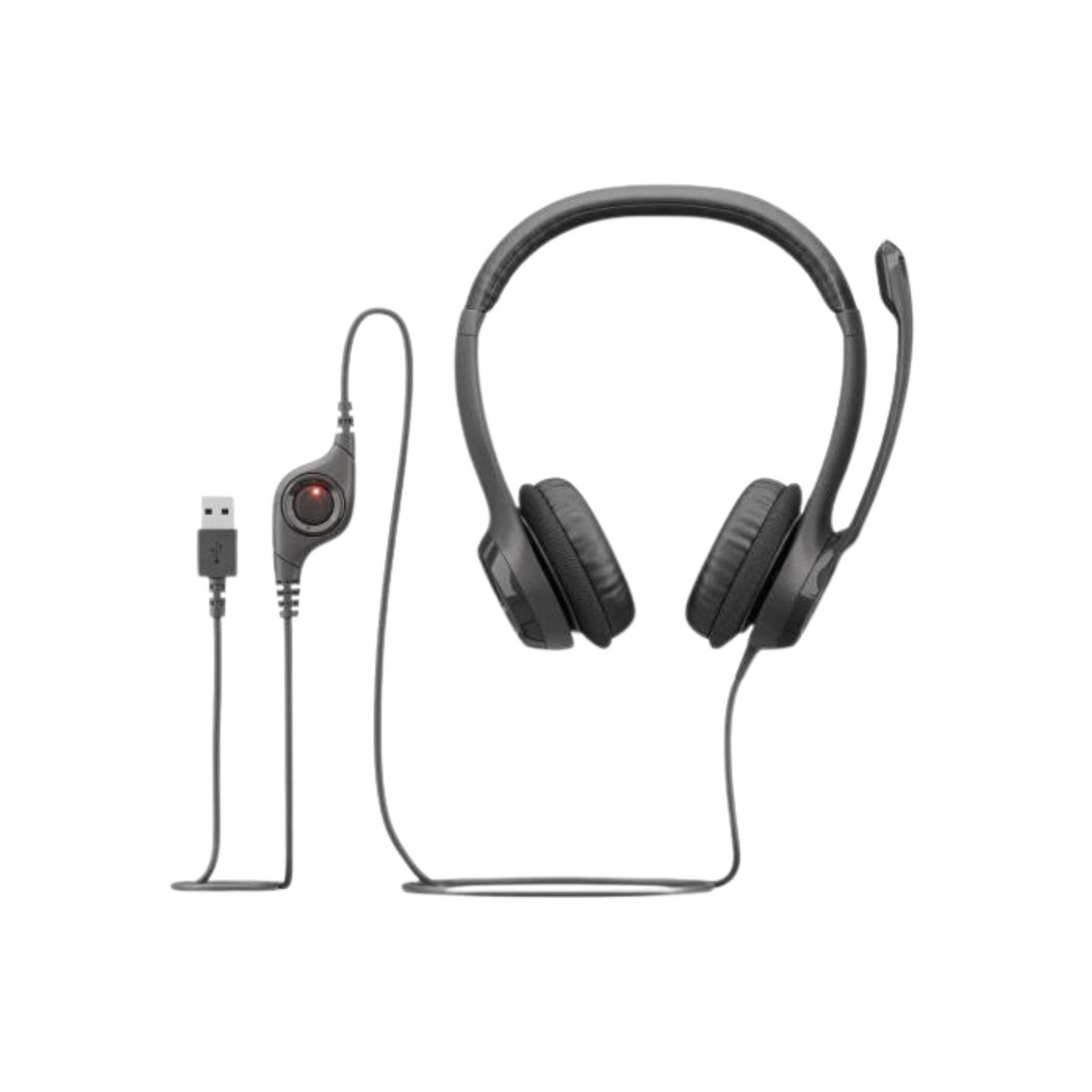 Logitech H390 Wired Stereo Headphones for PC/Laptop,