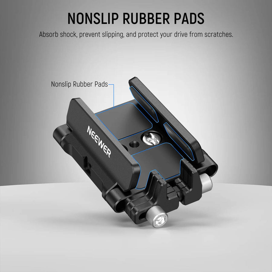 NEEWER Mount Bracket SSD Holder with Cold Shoe Clamp
