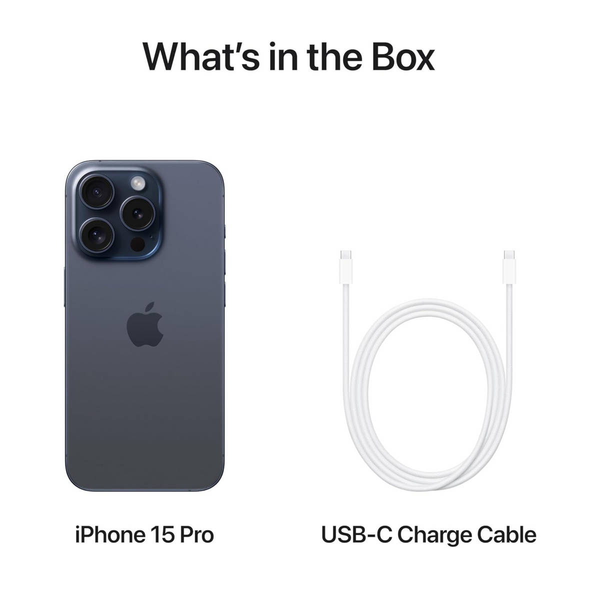 Apple iPhone 15 Pro (256 GB) - Blue Titanium